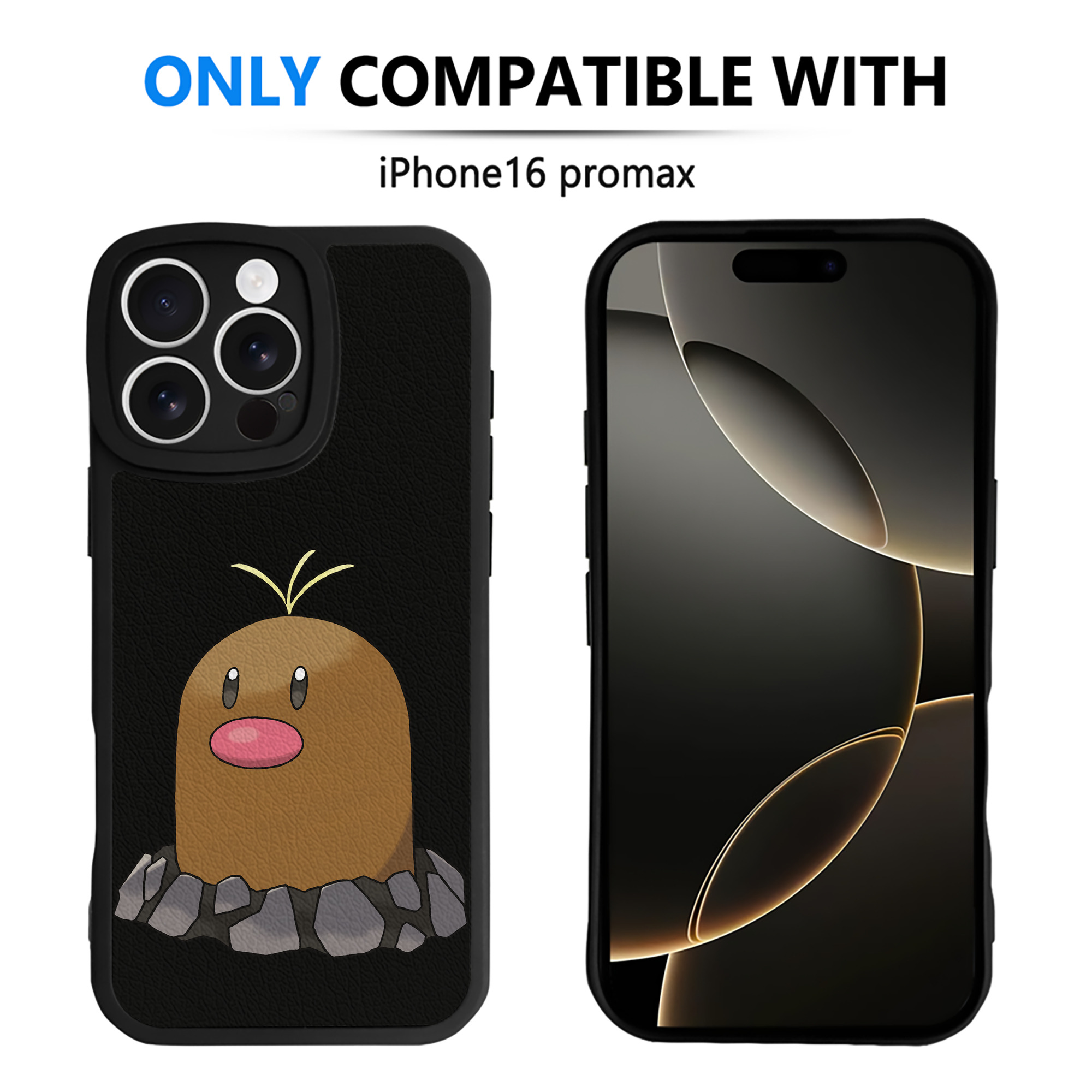 （画像用） ポケットモンスター Pokémon 【iPhone 16シリーズ対応】シリコンスマホケース（レザー調） 材質：シリコン